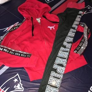 SOLD!!!! 🥳Victoria secret pink bling outfit